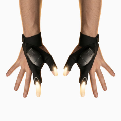 Night Fishing Illuminated Work Gloves